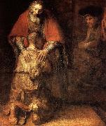 REMBRANDT Harmenszoon van Rijn The Return of the Prodigal Son (detail) china oil painting reproduction